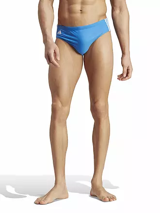 ADIDAS | Bañador slip clásico de 3 rayas para hombre | blau